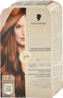 Boja za kosu – 7-7 Copper Blonde Schwarzkopf CREME SUPREME