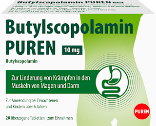 Butylscopolamin PUREN 10 mg überzogene Tabletten PUREN