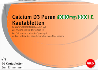 Calcium D3 Puren 1000 mg/880 I.E. Kautabletten PUREN