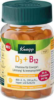 Vitamin D3 plus B12 Gummies Kneipp