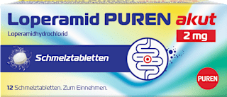 Loperamid PUREN akut 2 mg Schmelztabletten PUREN