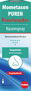 Mometason PUREN Heuschnupfen 50ug/Sprühstoß Nasenspray, 140 Sprühstöße PUREN
