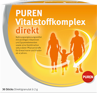 PUREN Vitalstoffkomplex direkt Direktgranulat Sticks à 2g 30 St PUREN
