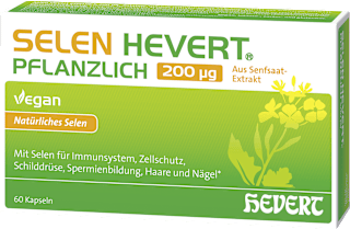 Selen Hevert Pflanzlich 200 µg Kapseln 60 St HEVERT