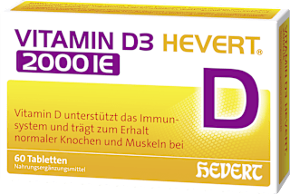 Vitamin D3 Hevert 2000 IE Tabletten 60 St HEVERT