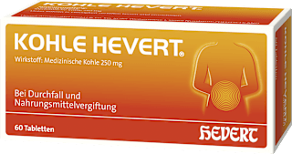 Kohle Hevert 250 mg Tabletten HEVERT