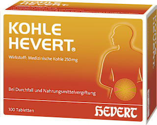 Kohle Hevert 250 mg Tabletten HEVERT