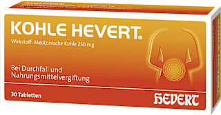 Kohle Hevert 250 mg Tabletten HEVERT
