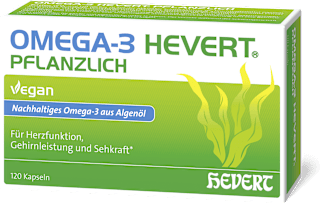 Omega-3 Hevert pflanzlich Kapseln 120 St HEVERT