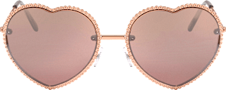 Sonnenbrille Herzen roségold  SUNDANCE