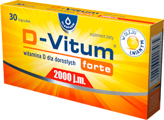Suplement diety D-Vitum Forte 2000 j.m., kapsułki OLEOFARM