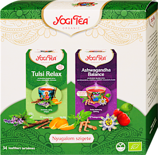 Nyugalom szigete ajándékcsomag, 2x17 db filter YOGI TEA