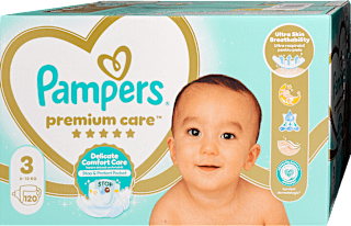 Pelenka mega csomag, 3-as méret, 6-10kg Pampers Premium Care