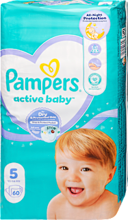 Pelenka Jumbo pack, 5-ös méret, 11-16kg Pampers active baby