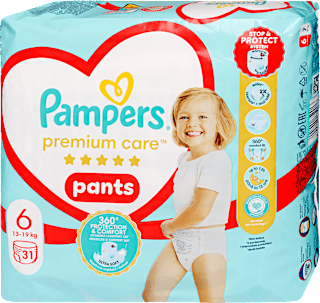 Bugyipelenka, 6-os méret, 13-19 kg Pampers Premium Care