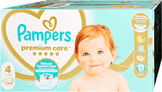 Pelenka mega csomag, 4-es méret, 9-14kg Pampers Premium Care