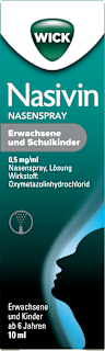 WICK Nasivin Nasenspray Erwachsene und Schulkinder 0,5 mg/ml Oxymetazolinhydrochlorid Nasenspray, Lösung WICK