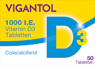 VIGANTOL 1000 I.E. Vitamin D3 Colecalciferol Tabletten VIGANTOL