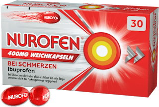 Nurofen, Wirkstoff: Ibuprofen 400mg, Weichkapseln NUROFEN