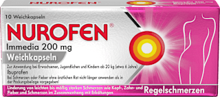 Nurofen Immedia, Ibuprofen 200 mg Weichkapseln NUROFEN