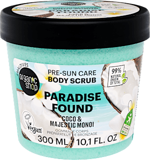 Testradír “Paradise Found!” Pre-Sun Care with Coco & Majestic Monoi organic shop