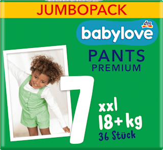 Baby Pants Premium, Gr. 7 XXL (+18 kg), Jumbopack  babylove