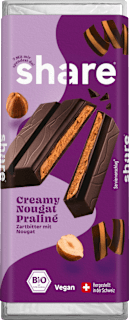 Schokolade Creamy Nougat Praliné share