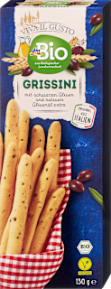 Cracker Grissini mit schwarzen Oliven Viva il Gusto dmBio