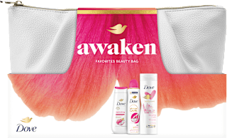 dárková sada awaken + kosmetická taštička Dove