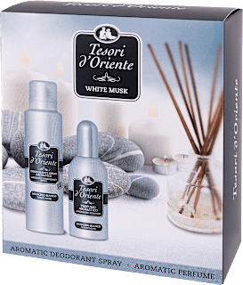 Zestaw upominkowy woda toaletowa + dezodorant Białe Piżmo Tesori d'Oriente