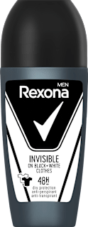 Део рол-он Invisible Black&White Rexona men