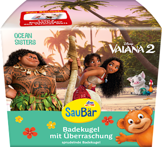 Badezusatz Badekugel mit Überraschung Vaiana SauBär