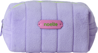 Geantă cosmetică de pluș pouch mov NOELLE