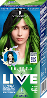 Farba do włosów Ultra Brights 024 Vivid Green  Schwarzkopf LIVE