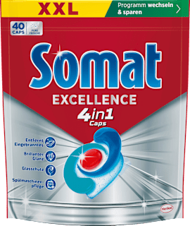 Geschirrspül-Tabs Excellence 4in1 Caps XXL Somat