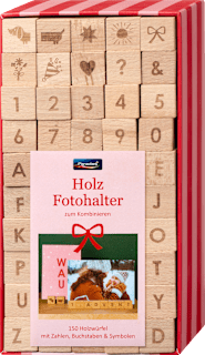 Fotohalter Würfelset Paradies