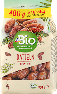 bio sušené datle vypeckované Maxi Pack dmBio