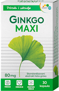 GINKO MAXI 80mg, kapsule - dodatak ishrani esensa