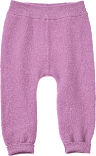 Hose aus Merinowolle & mit Mitwachsfunktion, lila, Gr. 74/80 ALANA
