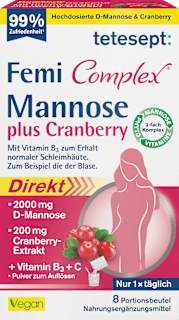 Femi Complex Mannose plus Cranberry Direkt Sticks tetesept