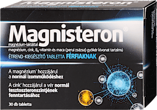 Magnisteron étrend-kiegészítő tabletta férfiaknak Magnisteron