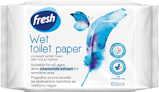 Deluxe - vlažni toalet papir  fresh