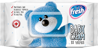 CREAM - vlažne maramice za bebe Baby fresh