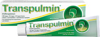Transpulmin Erkältungsbalsam 100mg/g + 50mg/g + 25mg/g Creme,Cineol + Levomenthol + racemischer Campher Transpulmin