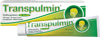 Transpulmin Erkältungsbalsam für Kinder 100mg/g + 30mg/g Creme, Eucalyptusöl + Kiefernnadelöl Transpulmin