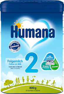 Lapte praf de continuare 2, 6-12 luni Humana