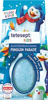 Kinder Badezusatz Badeüberraschung Pinguin Parade  tetesept: KIDS