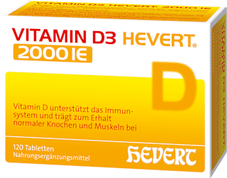 VITAMIN D3 HEVERT 2000 IE Tabletten 120 St VITAMIN D3 HEVERT
