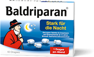 Baldriparan Stark für die Nacht überzogene Tabletten Baldriparan