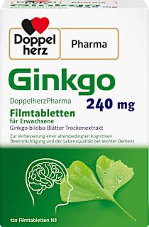 Ginkgo DoppelherzPharma 240 mg Filmtabletten Doppelherz